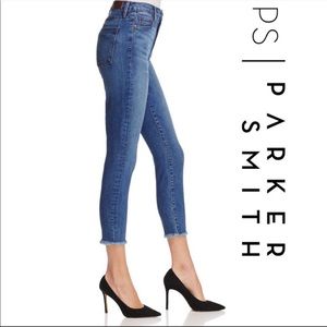 👖ParkerSmith Crop Fray Skinny High Waist Jean 27